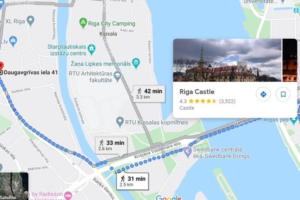 Daugavgrivas41 6 Can Stay Parking Free Old Town 6Min Shop 3Min Riga Extérieur photo